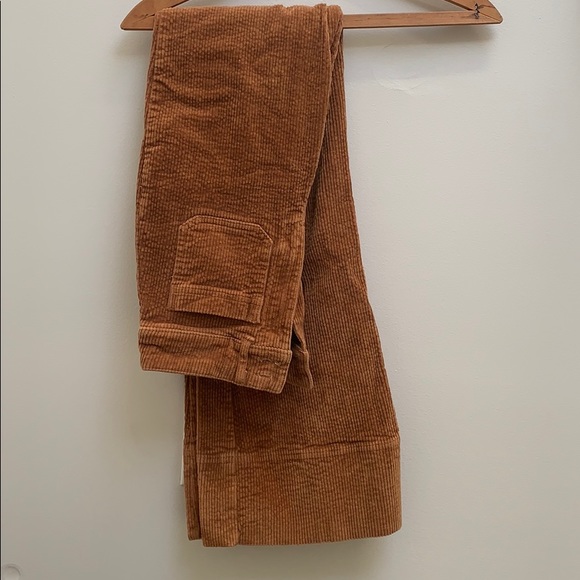 Burnt Orange Faherty Corduroy Flare - Picture 3 of 3